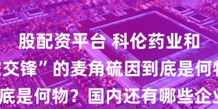 股配资平台 科伦药业和饶毅“隔空交锋”的麦角硫因到底是何物？国内还有哪些企业布局？