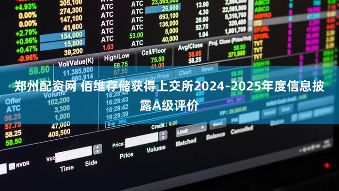 郑州配资网 佰维存储获得上交所2024-2025年度信息披露A级评价