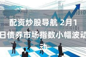 配资炒股导航 2月1日债券市场指数小幅波动