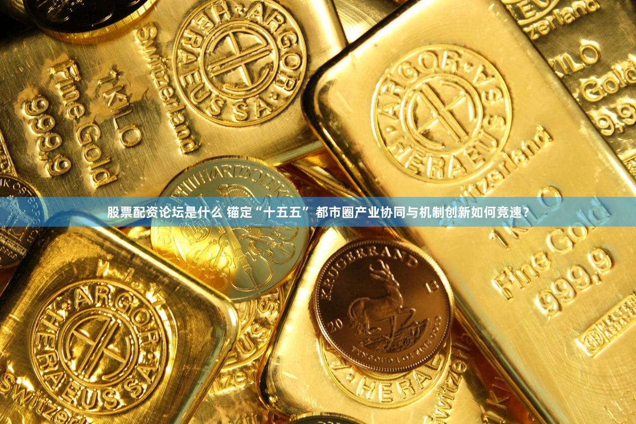 股票配资论坛是什么 锚定“十五五” 都市圈产业协同与机制创新如何竞速?